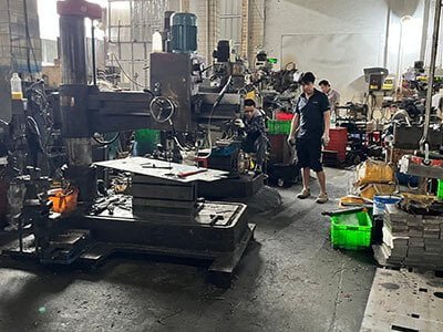 CNC machining center for precision components