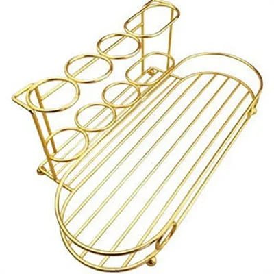FEILIZ Makeup Brush Drainage Stand – Multi-Function Metal Drying Rack for Cosmetics Accessories