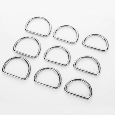 FEILIZ Welded D-Rings – Flat-Sided Special-Shaped Metal Loops for Hardware